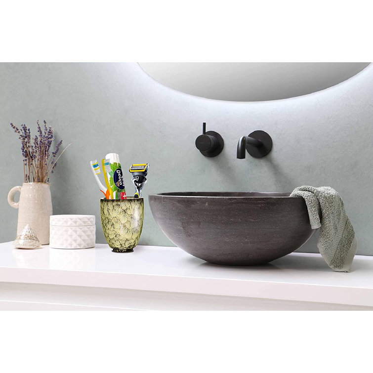 Wrought Studio Bathroom Organizer Toothbrush Holder Cup Accessories